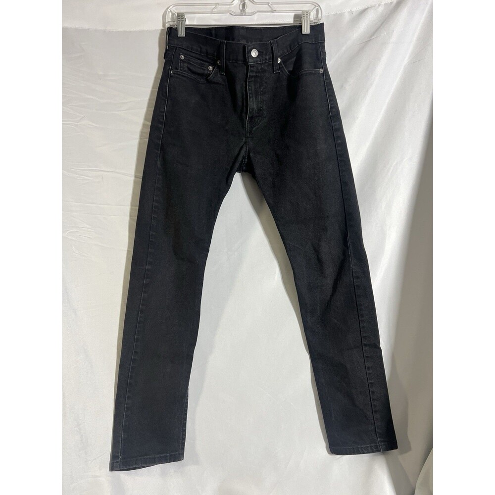 Levi's 510 Men Jeans 30x30 Black Skinny Denim Mid Rise Pockets Cotton Adult